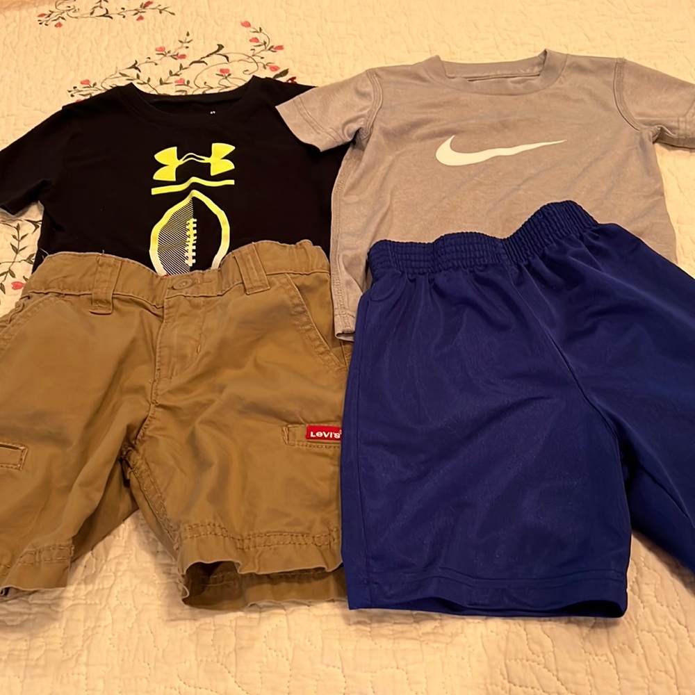 BUNDLE BOYS LEVI’S, PLACE SPORTS, UNDER ARMOUR AND NIKE TODDLER BOYS IN SZ 3T!!!
